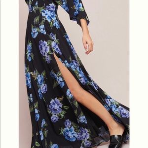 Yumi Kim Kimono Maxi Dress sz small petite NWT